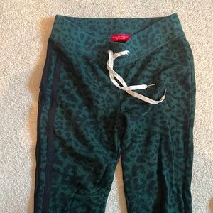 Philanthropy Green Leopard Joggers